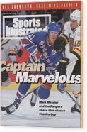 Mark Messier on Sports Illustrated Cover Wood Print by Sports Illustrated
