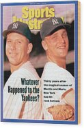 Mickey Mantle and Roger Maris on Cover Wood Print