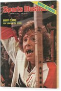 Bobby Clarke on Sports Illustrated Cover Wood Print