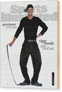 Tiger Woods Sportsman of the Year Wood Print