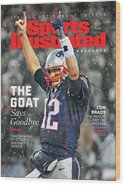 Tom Brady Sports Illustrated Cover Wood Print