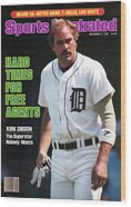 Hard Times For Free Agents Kirk Gibson, The Superstar Sports Illustrated Cover Wood Print