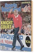 Bob Knight on Sports Illustrated Cover Wood Print