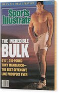 Tony Mandarich on Sports Illustrated Cover Wood Print