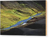 Iceland, Northeast Iceland, Nordurland #5 Wood Print by Bernd Rommelt