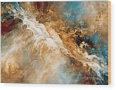Genesis 28 12. Heaven's Gate. Abstract Christian Wall Art Wood Print