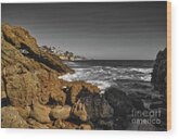 Dramatic Contrast Wood Print