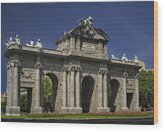 The Puerta de Alcalá in Madrid Wood Print