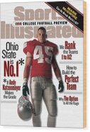 Ohio State No. 1 Sports Cover Wood Print