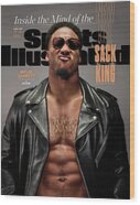 Myles Garrett on Sports Illustrated Cover Wood Print