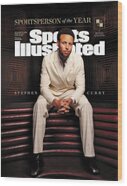 Stephen Curry as Sportsperson of the Year Wood Print