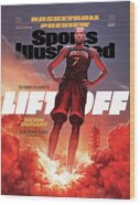 Kevin Durant Rockets Liftoff Wood Print