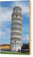 Leaning Tower of Pisa Wood Print