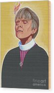 Holy Living Prophet Bishop Mariann 346 Wood Print