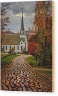 Village Baptist Church Vt Wood Print