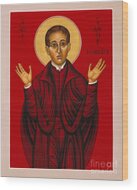 St. Aloysius Gonzaga Devotional Icon Wood Print