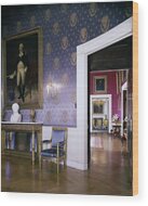 The White House Blue Room Wood Print