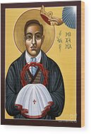 Holy New Martyr Padre Miguel Pro Wood Print