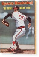 Nolan Ryan Sports Illustrated Cover Wood Print