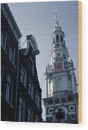 Amsterdam's Timeless Tower Wood Print