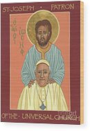 St Joseph Patron Of The Universal Church Wood Print