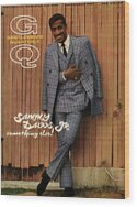 Sammy Davis Jr. on Magazine Cover Wood Print by Milton Greene