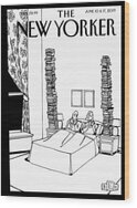 New Yorker Bedtime Stacking Wood Print