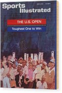 Fans, 1964 Us Open Sports Illustrated Cover Wood Print by Sports Illustrated