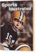 Bart Starr Sports Illustrated Cover Wood Print