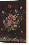 Clara Peeters' Floral Masterpiece Wood Print