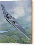 Northrop B-2 Spirit Stealth Bomber Wood Print