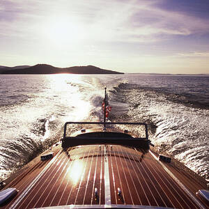 A Classic Wooden Chris-craft Two Co-pit #1 by Dave Shafer