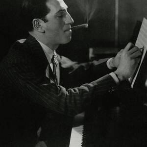 A Portrait Of George Gershwin At A Piano #1 by Edward Steichen