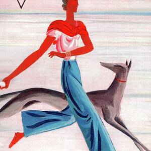A Vintage Vogue Magazine Cover Of An African #1 by Eduardo Garcia Benito A Vintage Vogue Magazine Cover Of An African #1 by Eduardo Garcia Benito