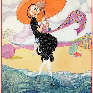 A Vogue Cover Of A Woman On A Beach #2 by Helen Dryden A Vogue Cover Of A Woman On A Beach #2 by Helen Dryden