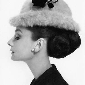 Audrey Hepburn Wearing A Givenchy Hat #2 by Cecil Beaton Audrey Hepburn Wearing A Givenchy Hat #2 by Cecil Beaton