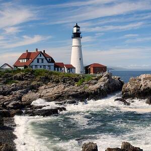 Portland Head Lighthouse #2 by Georgia Clare Portland Head Lighthouse #2 by Georgia Clare