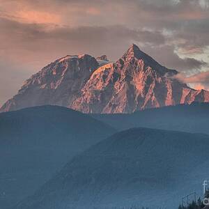 Tantalus Mountain Sunset - British Columbia #1 by Adam Jewell Tantalus Mountain Sunset - British Columbia #1 by Adam Jewell