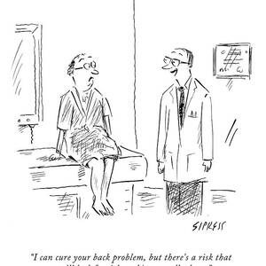 I Can Cure Your Back Problem by David Sipress