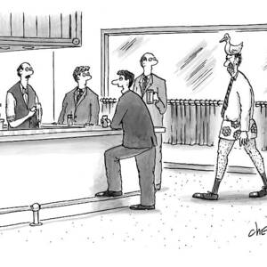 Don't Worry. He's Covered By Aflac by Tom Cheney