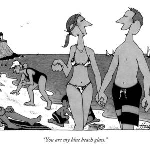 You Are My Blue Beach Glass by William Haefeli