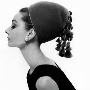 Audrey Hepburn Wearing A Givenchy Hat #1 by Cecil Beaton Audrey Hepburn Wearing A Givenchy Hat #1 by Cecil Beaton