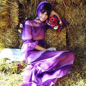 Audrey Hepburn Wearing A Purple Givenchy Dress #2 by Henry Clarke Audrey Hepburn Wearing A Purple Givenchy Dress #2 by Henry Clarke