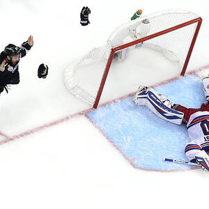 2014 Nhl Stanley Cup Final - Game Five by Bruce Bennett