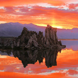 Fiery Mono Lake Sunset #3 by Adam Jewell Fiery Mono Lake Sunset #3 by Adam Jewell
