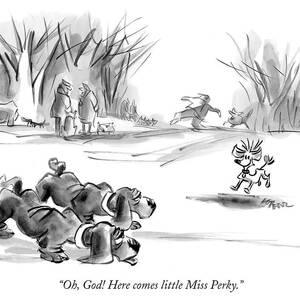 Oh, God! Here Comes Little Miss Perky by Lee Lorenz