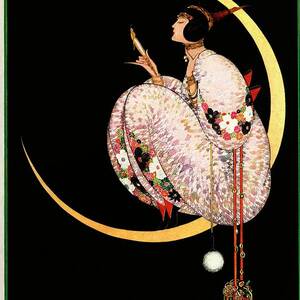 A Vintage Vogue Magazine Cover Of A Woman #7 by George Wolfe Plank A Vintage Vogue Magazine Cover Of A Woman #7 by George Wolfe Plank