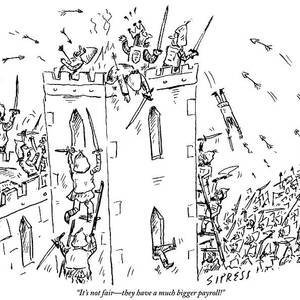 A Castle Is Overwhelmed And Outnumbered by David Sipress