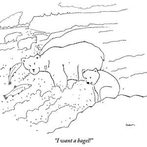 A Cub Polar Bear Exclaims While Family Hunts by Michael Shaw A Cub Polar Bear Exclaims While Family Hunts by Michael Shaw