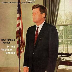 A Gq Cover Of President John F. Kennedy by David Drew Zingg